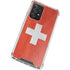 Switzerland Flag Distressed Galaxy A72 5G Clear Case
